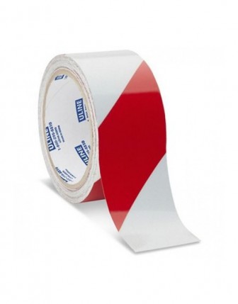 Kırmızı-Beyaz Reflektif Bant 5CM X 10MT