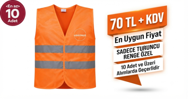 turuncu ikaz yeleği
