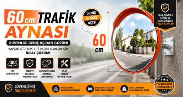 60 cm trafik aynası