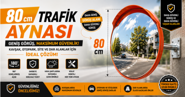 80 cm güvenlik aynası