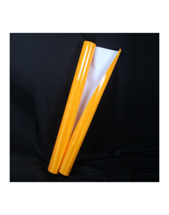 Sarı Baskılık Reflektif Folyo 1,24m x 50m Petekli Avery Desen