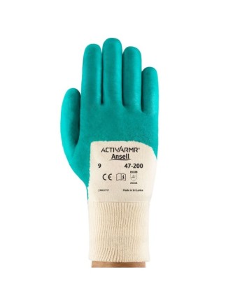 Ansell Activarmr Easy Flex 47-200 Nitril Kaplı Delinme ve Sürtünme Dirençli İş Eldiveni