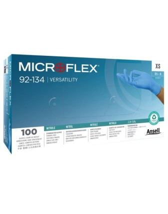 Ansell Microflex 92-134 Gıda Uyumlu Pudrasız Nitril Tek Kullanımlık Eldiven