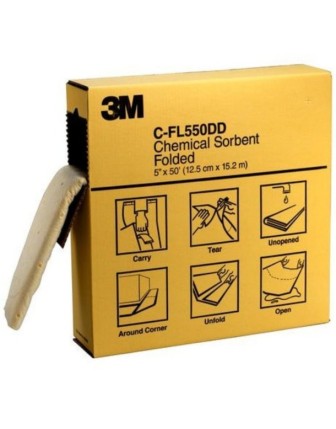 3M P-F 2001 Chemical Sorbent Folded C-FL550DD Kimyasal Emici