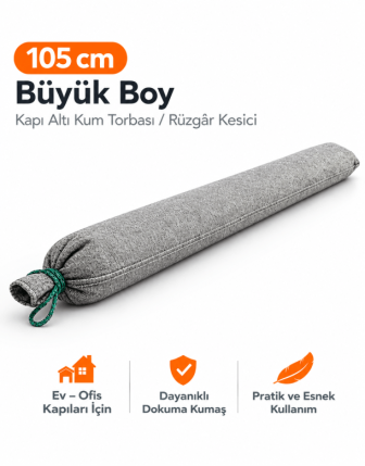 Su Taşkınları İçin Kum Torbası 105 cm x 12 cm