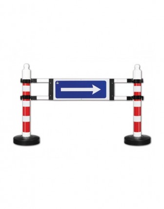 Dubalı Uyarı Levhalı Bariyer 180cm x 120cm