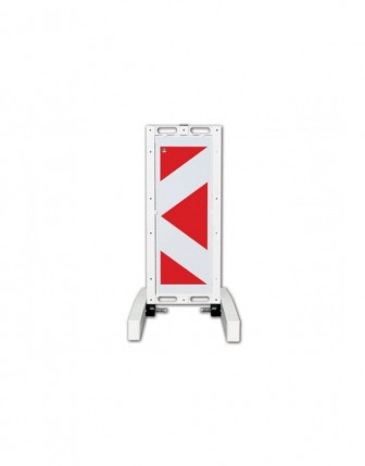 Katlanır Uyarı Levhalı Bariyer 110cm x 42cm