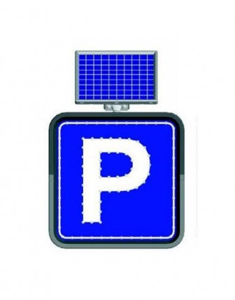 Ledli Trafik Levhası Park Yeri 60x60cm