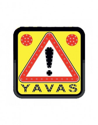 Ledli Trafik Levhası Dikkat 60x60cm